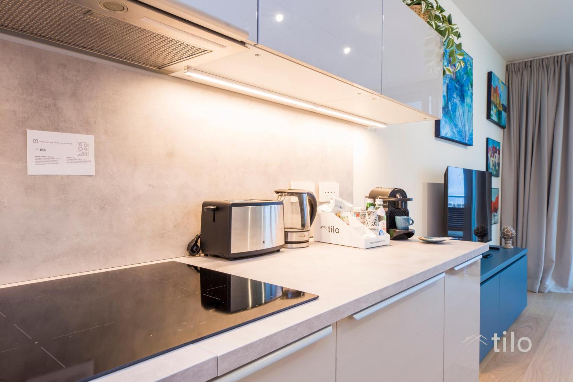 Waterfront Luxury, 1br, Free Parking, Ac, Netflix & Wifi By Tilo Lux Genova